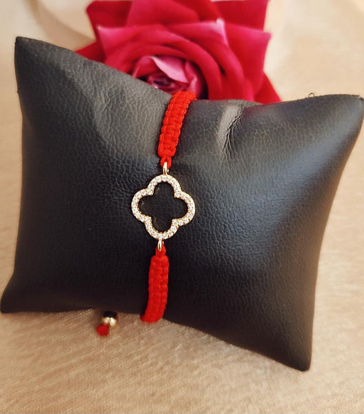 Bracelet fil tressé empiècement en acier inoxydable oriental beldi strass