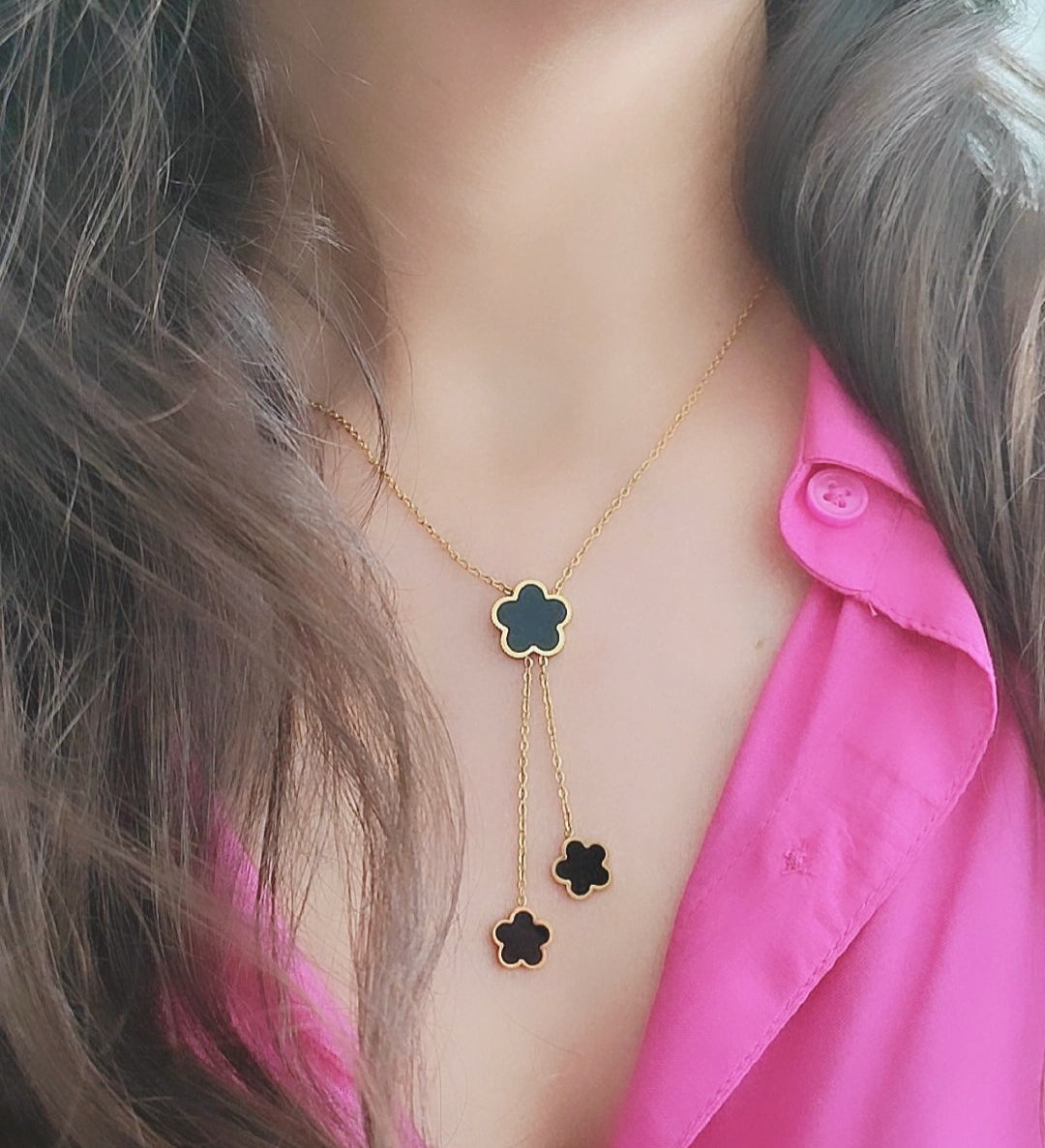Collier en acier inoxydable pendants
