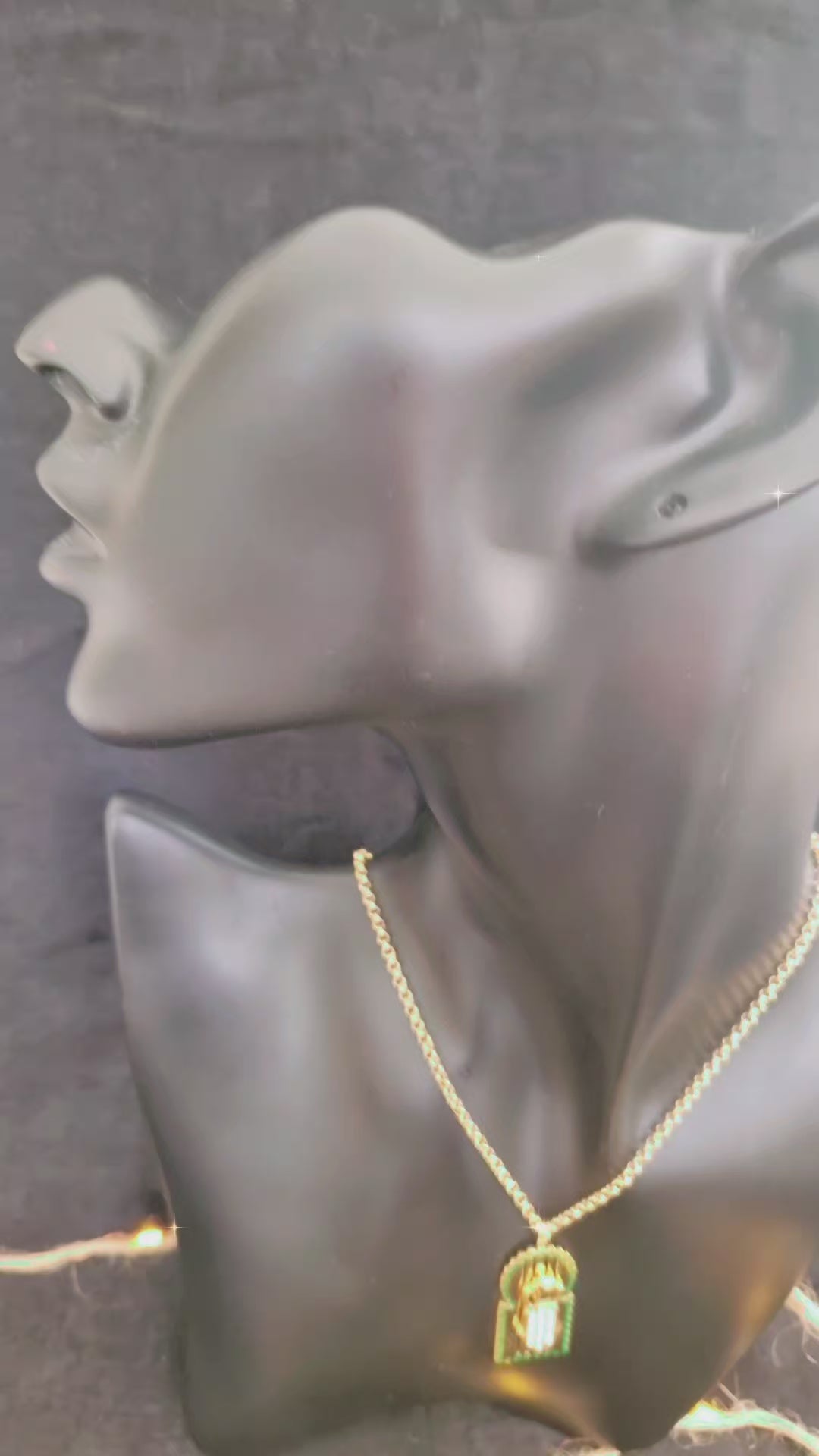 Collier beldi en acier inoxydable porte orientale Bab El Mansour