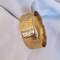 Bracelet jonc en acier inoxydable gravure Beldi "3assir Sabon"