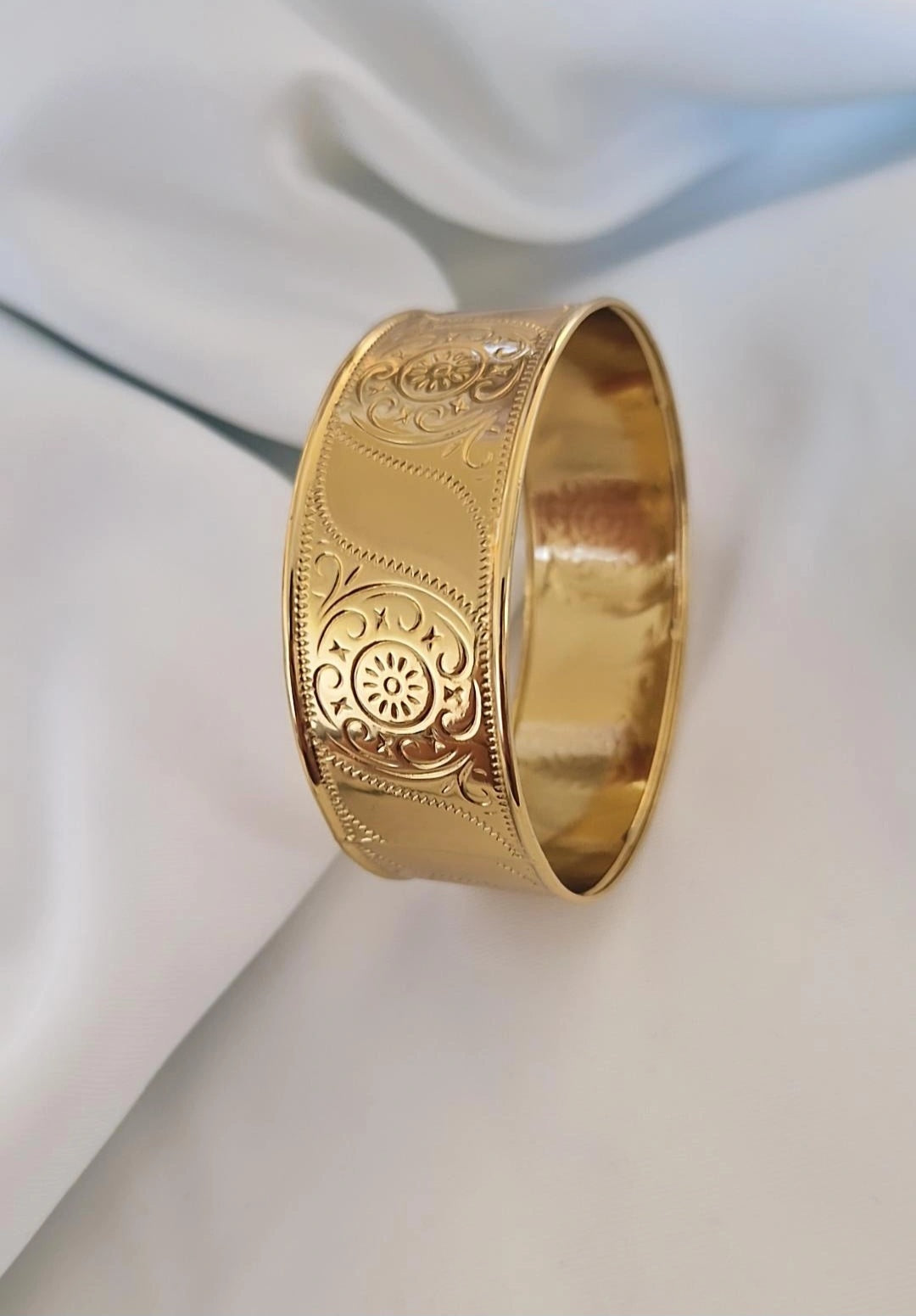 Bracelet jonc en acier inoxydable gravure Beldi "3assir Sabon"