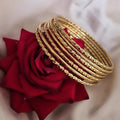 Lot de 7 Bracelets jonc en acier inoxydable torsadés