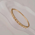 Bracelet jonc pics et strass (vendu à l'unité)
