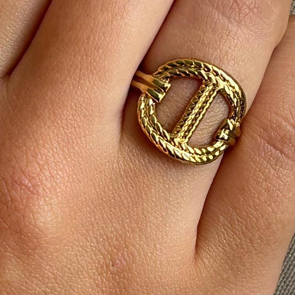 Bague en acier inoxydable ajustable