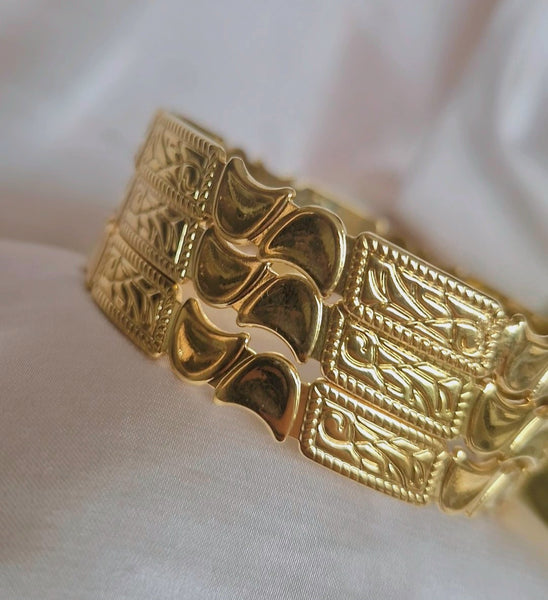 Bracelet jonc en acier inoxydable gravure Beldi (vendu à l'unité)