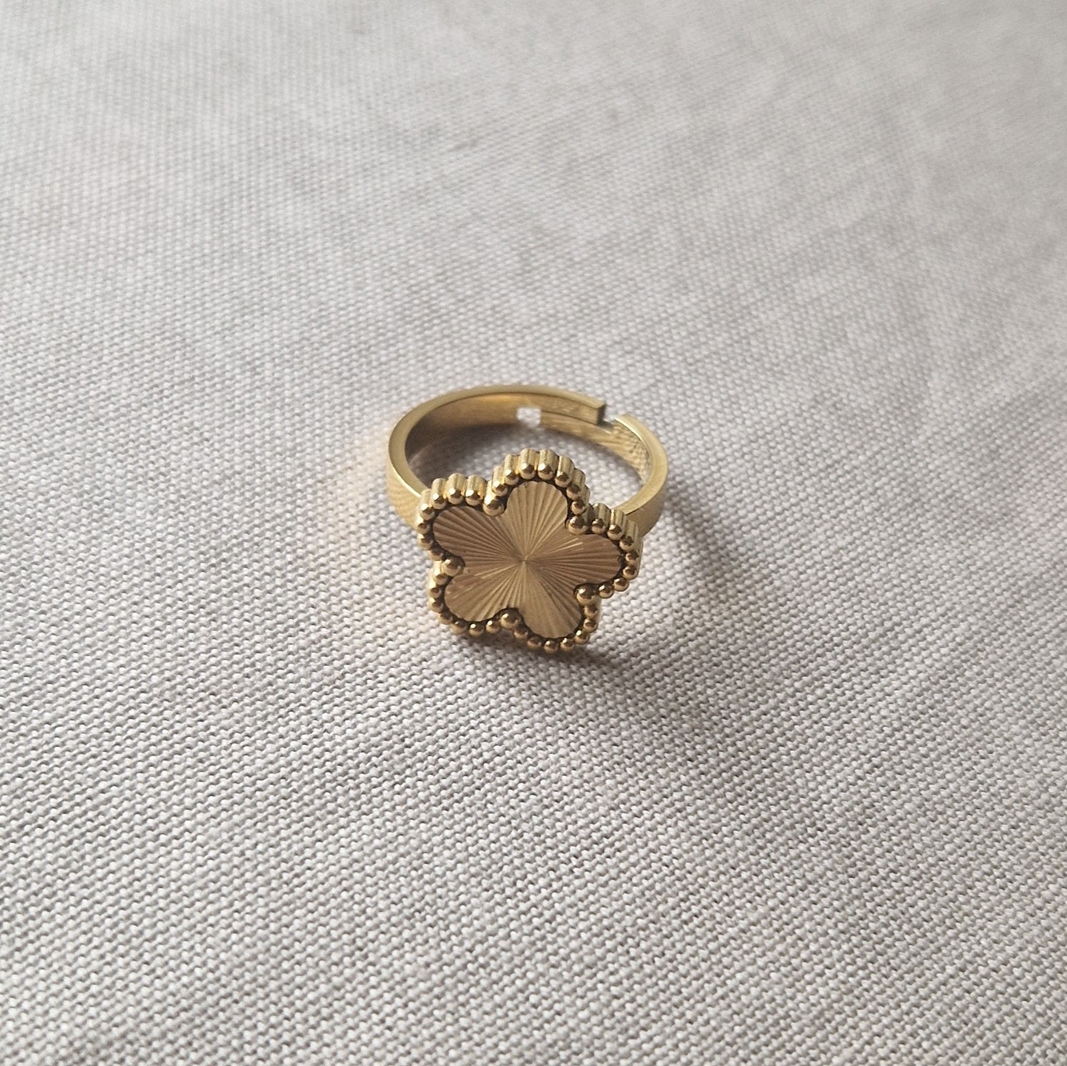 Bague ajustable en acier inoxydable