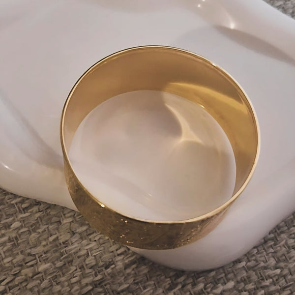 Bracelet jonc en acier inoxydable gravure Beldi "3assir Sabon"