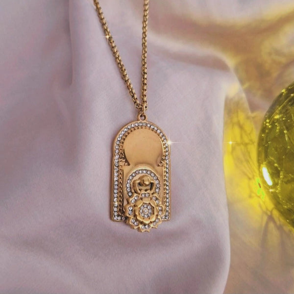 Collier beldi en acier inoxydable porte orientale Bab El Mansour